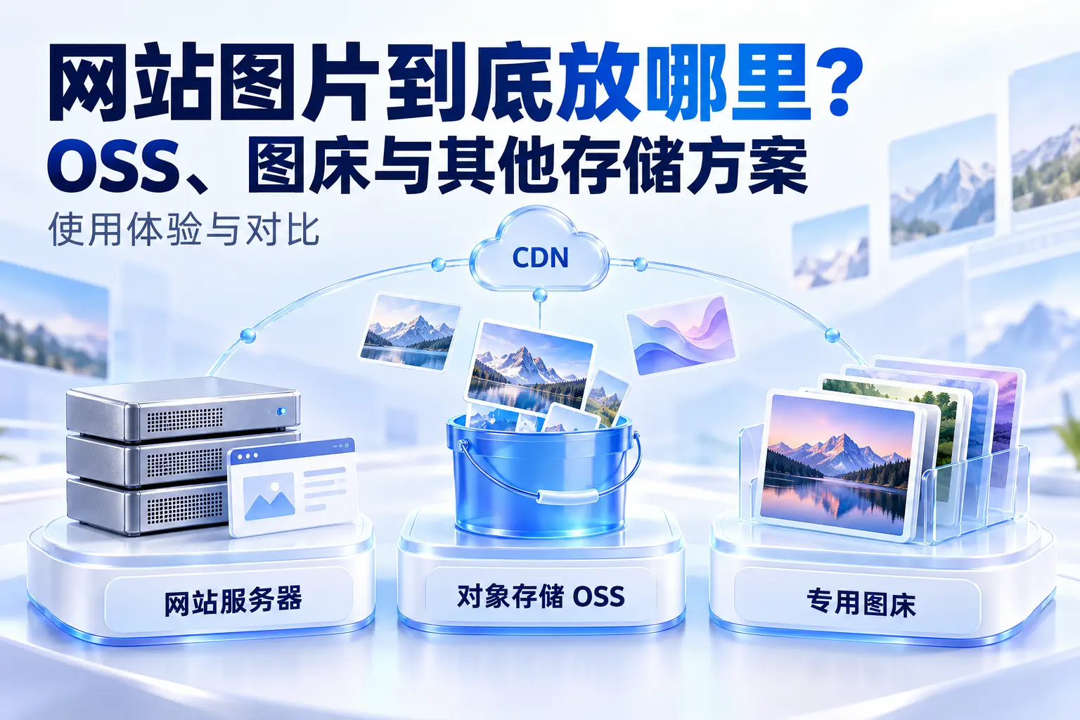 网站图片到底放哪里？OSS、图床与其他存储方案的使用体验与对比